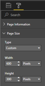 Under 'Page size' select 'Custom' type