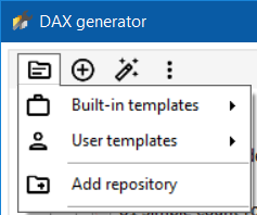 DAX generator